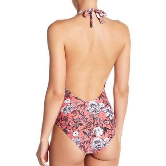 Vix Paula Hermanny Floral One Piece Swimsuit S - Picture 2 of 9